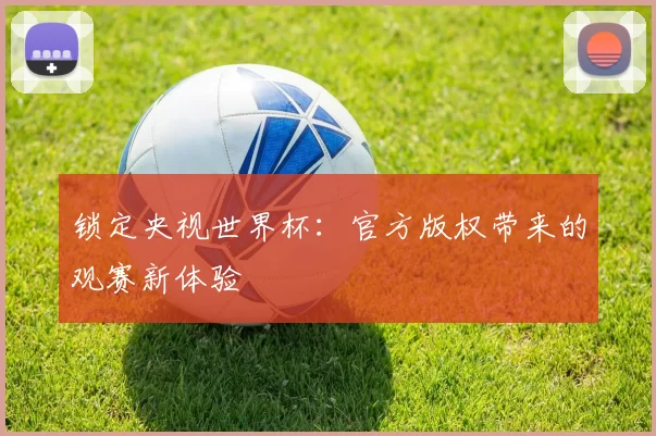 锁定央视世界杯:官方版权带来的观赛新体验